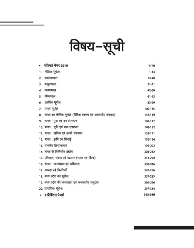 Madhya Pradesh Higher Secondary Teacher Geography (Bhugol) Online Exam 2025 | Hindi Medium