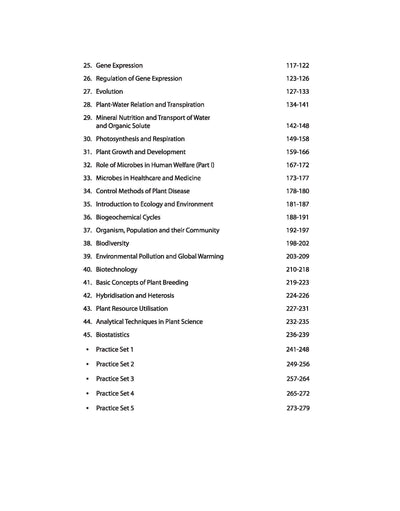 Post Graduate (PG) Entrance Exam - Botany | English Medium