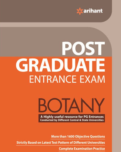 Post Graduate (PG) Entrance Exam - Botany | English Medium