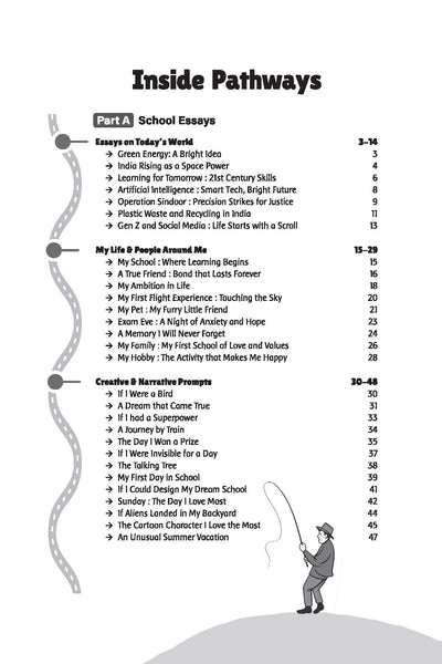 Pathways English Essays & Creative Writing for Classes 6–8 | 100+ Model Essays, Vocabulary Booster & Creative Writing Tasks | Improve School Writing, Grammar & Expression Skills