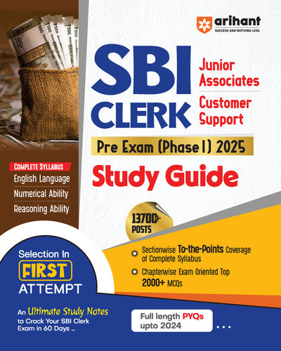 Combo of SBI Clerical Pre Exam 2025 | English Medium