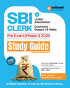 SBI Clerk (Junior Associates/Customer Support & Sales) Pre Exam (Phase I) 2025 | Study Guide | 2000+ Chapterwise MCQs & Sectionwise Syllabus Coverage | Includes Latest Solved Paper 2025 
