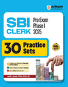 SBI Clerk (Junior Associates/Customer Support & Sales) Pre Exam (Phase I) 2025 | 30 Practice Sets | Real Exam Level Questions & Detailed Solutions | Latest Solved Paper 2025 |