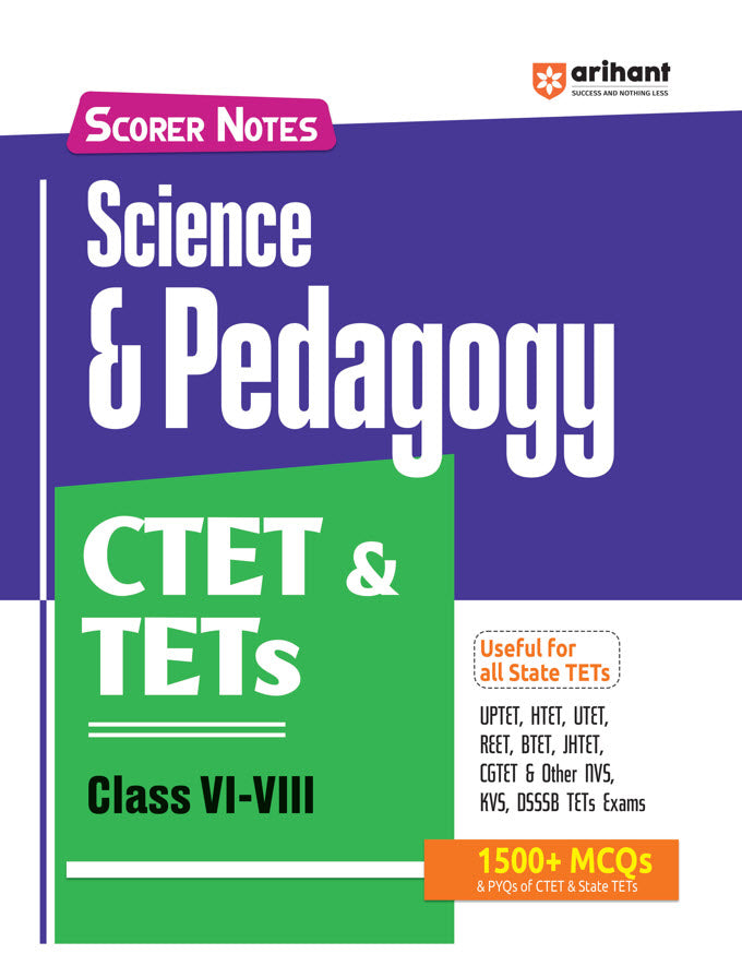 CTET & TETs 2025 Scorer Notes Science & Pedagogy Class (VI - VIII) | E ...