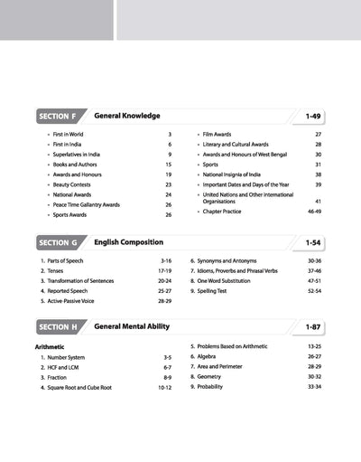 WBCS (Pre & Mains Exam) General Studies Manual | English Medium