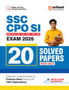 SSC CPO SI Exam 2026 | Delhi Police & CAPF Sub Inspector | 20 Solved Papers 2025-2023 |Collection of Best  Previous Year Papers with 100% Explanations