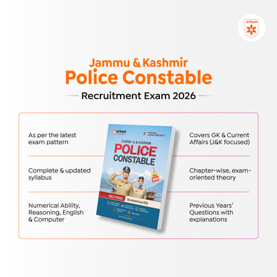 Jammu & Kashmir Police Constable (Male/Female ) Recruitment 2026 | Latest Syllabus Based | J&K GK, Current Affairs, Reasoning, English, Computer Concepts | Complete Coverage for Written Exam Preparation | Conducted by JKSSB