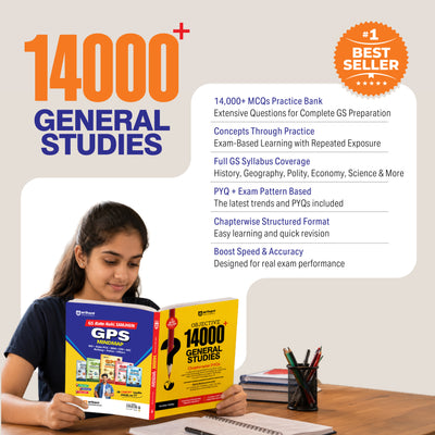 Objective 14000+ General Studies (Samanya Addhyan) Chapterwise PYQs | Complete Coverage of History, Polity, Geography, Economy, Science & Static GK |for SSC, Railway, NDA, CDS & All Competitive Exams