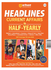 Headlines Current Affairs Half-Yearly 2026 (January–June) | National & International Events, Schems, Acts & Who's Who | One-Liners, Infographics & Mock Tests for UPSC, SSC, Banking, Railway & State Exams