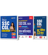 MISSION SSC CGL TIER I EXAM Guide, 25 Practice sets & 39 Solved Papers (Set of 3 books)