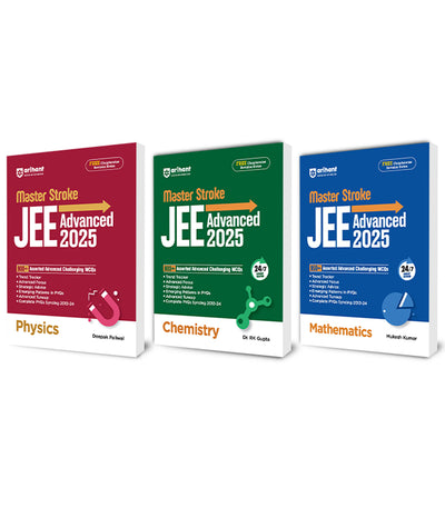 Combo of Master Stroke JEE Advnaced 2025 | Physics, Chemistry & Mathematics