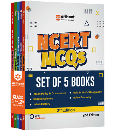 NCERT MCQS Indian Economy,Indian Polity & Governance,General Science,Indian History,India & World Geography Class 9 -12 (Old+New)