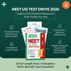NEET (UG) 2026 Test Drive  20 Tests, 16 Booklets & 3600 Questions | Physics, Chemistry & Biology | AI-Adaptive Practice with Error Analysis, Smart OMR, Real-Time PYQs (Online) & Revision PDF | Based on Latest NTA Pattern