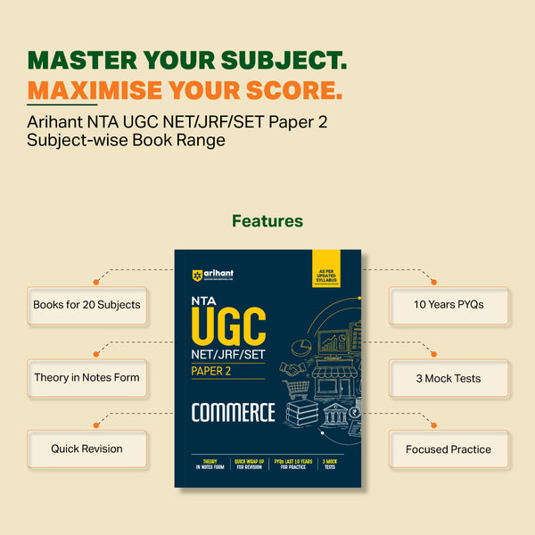 NTA UGC NET/JRF/SET Exam | Paper 2 - Psychology | Complete Study Guide as per Updated Syllabus | Theory Notes, Quick Revision, PYQs Last 10 Years for Practice & 3 Mock Tests