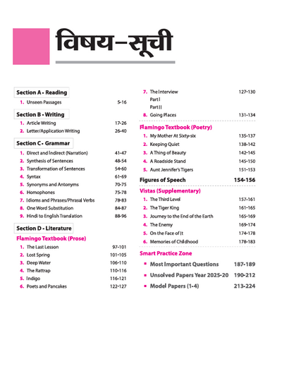 Avtar UP Board English Class 12 Exam 2026 | Chapterwise Question Bank | 4 Model Papers, MCQs | Based on NEP 2020