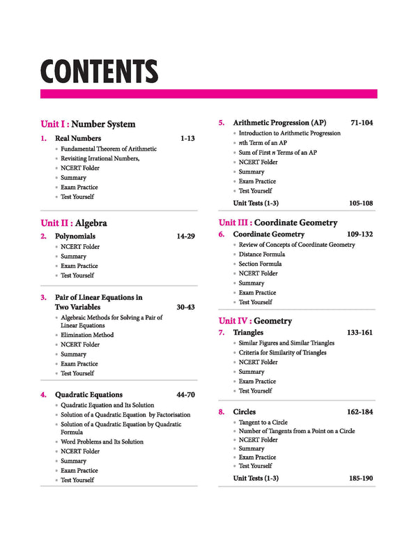 UP Board 2026-27 Complete Course Mathematics Class 10 | Based on NCERT Textbook | NEP 2020 | Chapter Tests, Topic Tests, Model Papers with OMR Sheet & Project Work Included