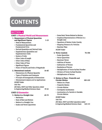 UP Board Complete Course Physics Class 11 Exam 2025-26 | NCERT Exemplar & Other Imortant Questions, etc., Check Points, Chapter Tests & Unit Tests Based on NEP 2020 | Based on NCERT