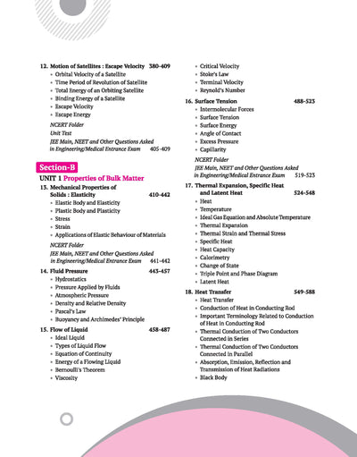 UP Board Complete Course Physics Class 11 Exam 2025-26 | NCERT Exemplar & Other Imortant Questions, etc., Check Points, Chapter Tests & Unit Tests Based on NEP 2020 | Based on NCERT