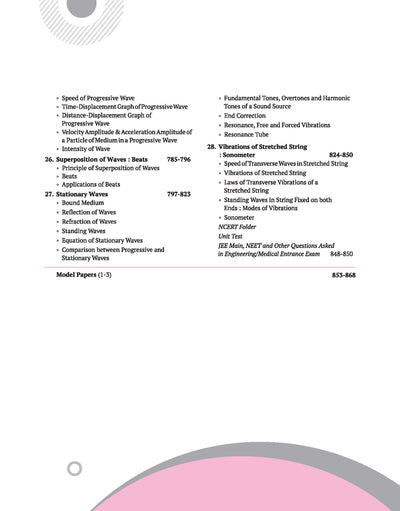 UP Board Complete Course Physics Class 11 Exam 2025-26 | NCERT Exemplar & Other Imortant Questions, etc., Check Points, Chapter Tests & Unit Tests Based on NEP 2020 | Based on NCERT