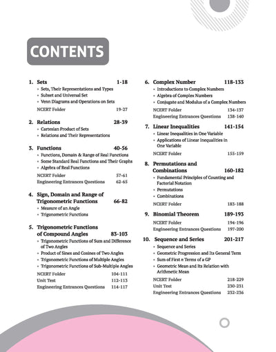 UP Board Complete Course Mathematics Class 11 Exam 2025-26 | NCERT Exemplar & Other Important Question, Topic Tests, Chapter Tests & Unit Tests| Based on NCERT