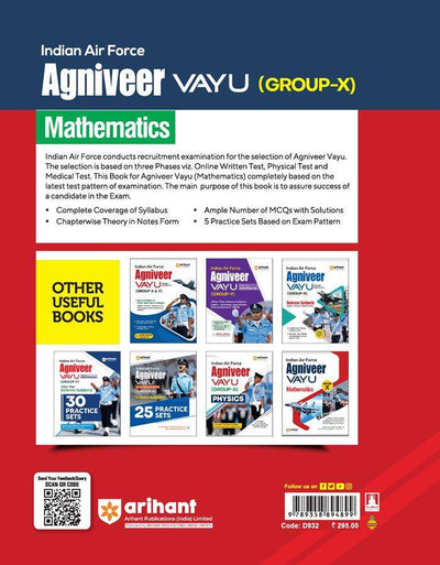 Indian Air Force Agniveer Vayu Group XMathematics| English Medium