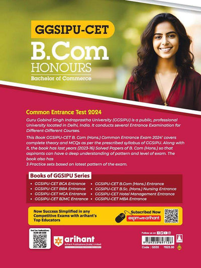 GGSIPU-CETB.Com (Hons.) Common Bachelor Of Commerce Common Entrance Test2024