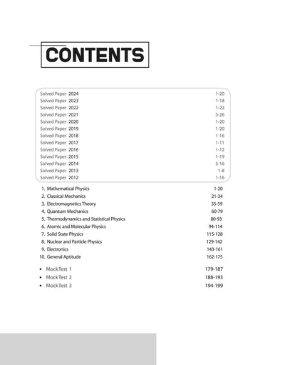 GATE Physics | Chapterwise Previous Years' Solved Papers (2024-2000)