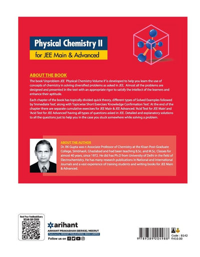 Unproblem JEE Physical Chemistry II for JEE Mains & Advanced | Dr. R.K Gupta