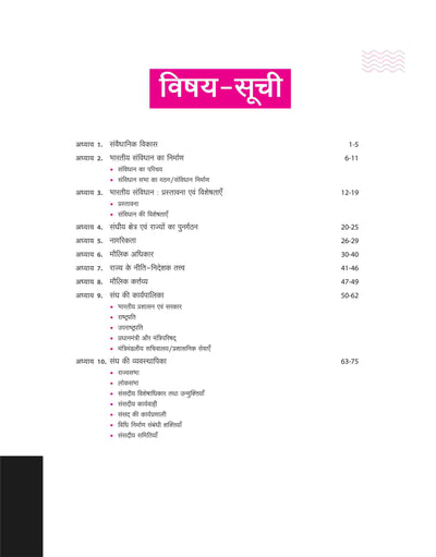 NCERT MCQs Indian Polity and Governance (Class 6-12) | 2nd Revised Edition | For UPSC and Other Competitive Exams | Hindi Medium