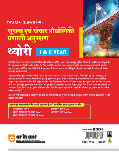 NSQF (Level 4) Suchna Ayum Sanchar Pradhyogik Pranali Anurakshan Theory (I & II Year) | Hindi