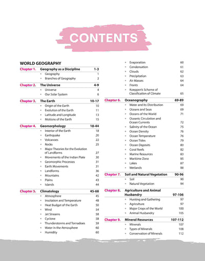 NCERT Notes India & World Geography (Class 6-12) | 2nd Revised Edition | For UPSC and Other Competitive Exams | English Medium