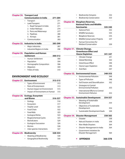 NCERT Notes India & World Geography (Class 6-12) | 2nd Revised Edition | For UPSC and Other Competitive Exams | English Medium