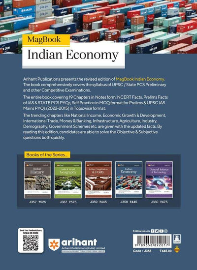 Magbook - Indian Economy | 2nd Revised Editon | For UPSC , State PCS & Other Competitive Exams | English Medium