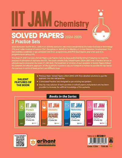 IIT JAMChemistry | Solved Papers (2024-2005) | English Medium