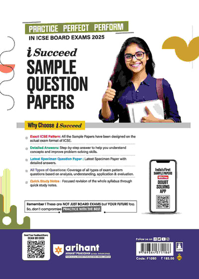 i-Succeed ICSE Geography Class 10th | 15 Sample Question Papers | For ICSE Exams 2025
