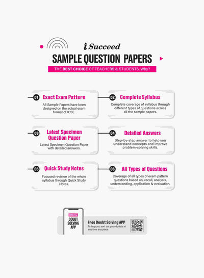 i-Succeed ICSE Geography Class 10th | 15 Sample Question Papers | For ICSE Exams 2025