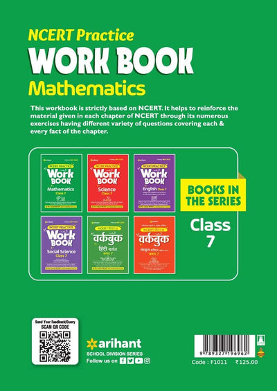 NCERT PRACTICE Work Book Mathematics Class 7