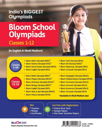 Social Studies Olympiad Class 10 (Bloom Cap) | English Medium