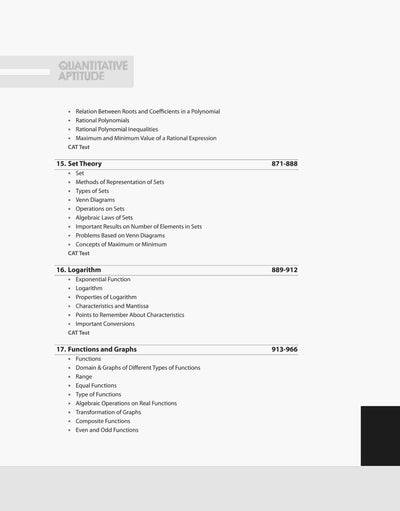 Quantitative Aptitude Quantum CAT Also useful for XAT, CMAT, CSAT, SSC & Bank PO