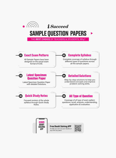 i-Succeed ICSE Physics Class 10th | 15 Sample Question Papers | For ICSE Exams 2025