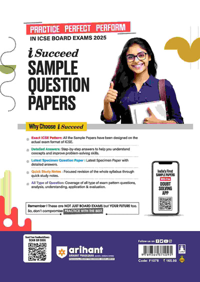 i-Succeed ICSE Literature in English (Paper 2 ) Class 10th | 15 Sample Question Papers | For ICSE Exams 2025