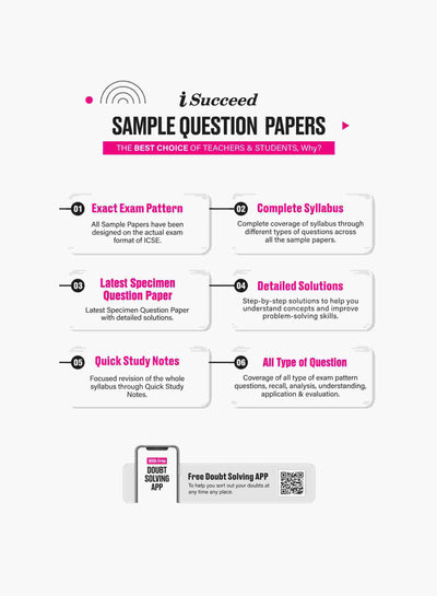 i-Succeed ICSE Mathematics Class 10th | 15 Sample Question Papers | For ICSE Exams 2025