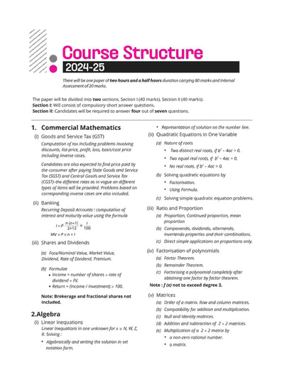 i-Succeed ICSE Mathematics Class 10th | 15 Sample Question Papers | For ICSE Exams 2025