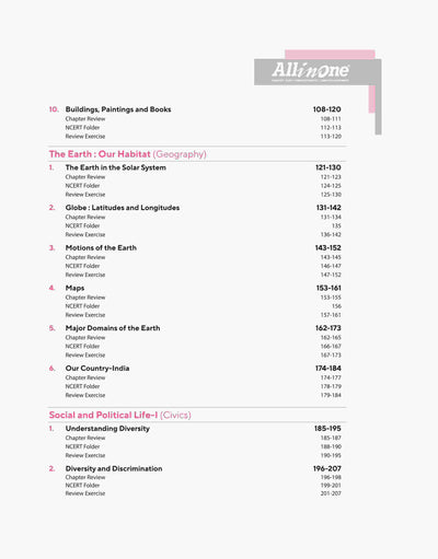 All In One CBSE Social Science Class 6th | For CBSE Exams 2025 | Based On Latest NCERT