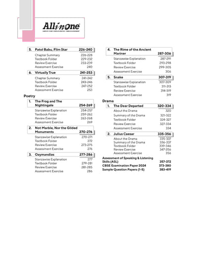 All In One CBSE English Communicative Class 10th | For CBSE Exams 2025 | Revised Edition 2025