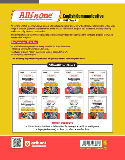 All In One CBSE Communicative Class 9th | For CBSE Exams 2025 | Revised Edition 2025