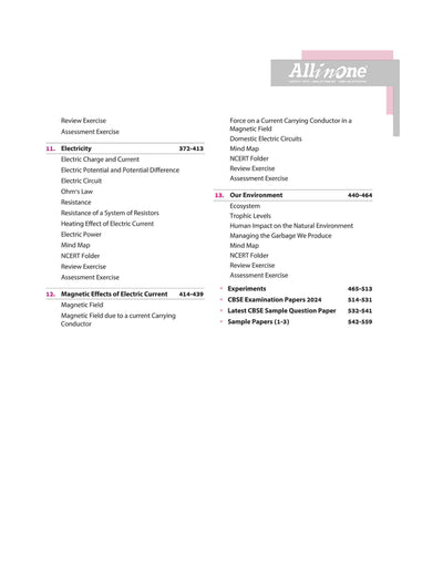 All In One CBSE Science Class 10th | For CBSE Exams 2025 | Revised Edition 2025