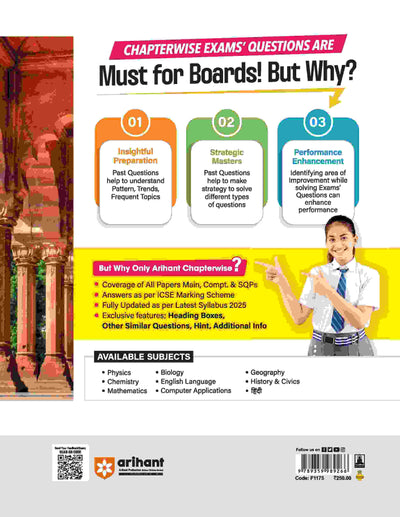 ICSE History & Civics Class 10th | 15 Years Chapterwise Topicwise Question Bank (2024 -2010)