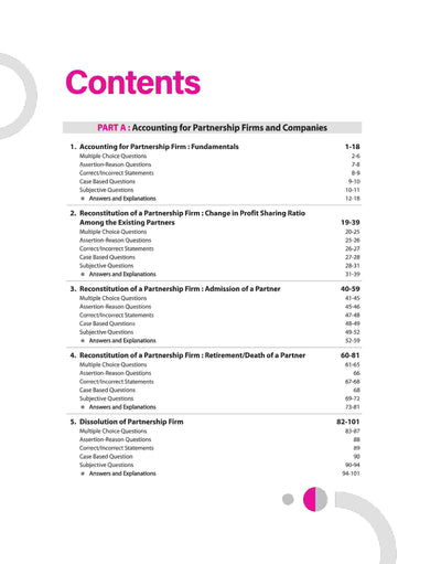 Checkmate CBSE Class 12 Accountancy | Competency Based Questions (CBQs) | First Edition