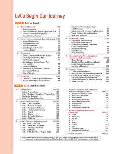 Pulse Handwritten Notes IAS Mains - International Relations (GS-2) & Internal Security (GS-3)| First Edition